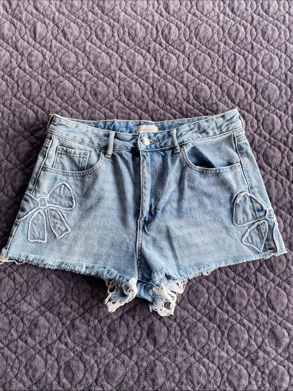 PacSun High Rise Festival Jean Shorts